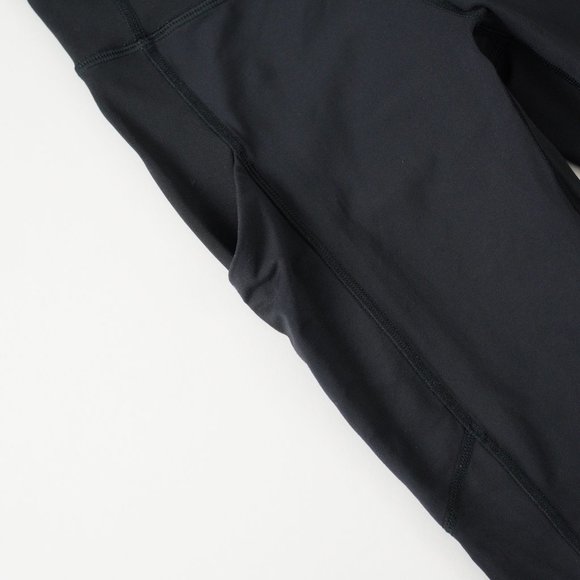Lululemon Mesh Panel Cropped Capri 29" Leggings Black Womens Size 2 P30416 - Picture 4 of 12